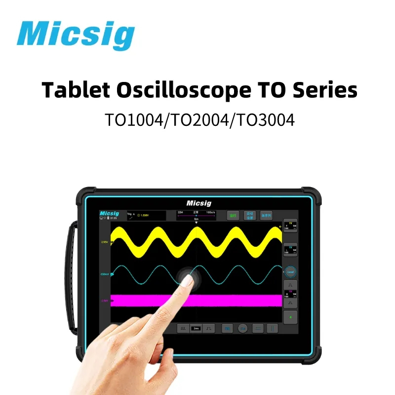 Signal Generator Spectrum Analyzer - Micsig TO1004 TO2004 TO3004 Flat-panel Digitale