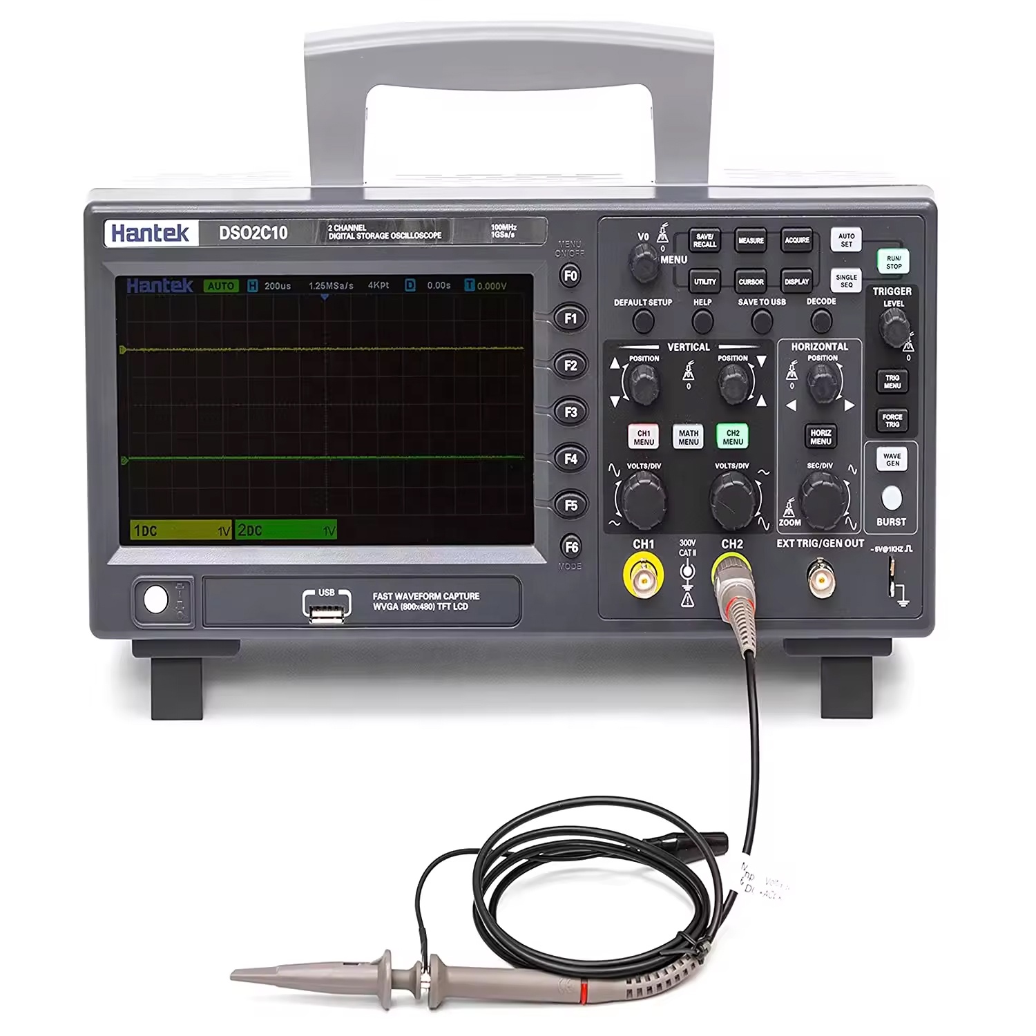 Digital Storage Oscilloscope 100Mhz - DSO2C10 DSO2C15 DSO2C10 2-kanaals digitale opslagoscilloscoop