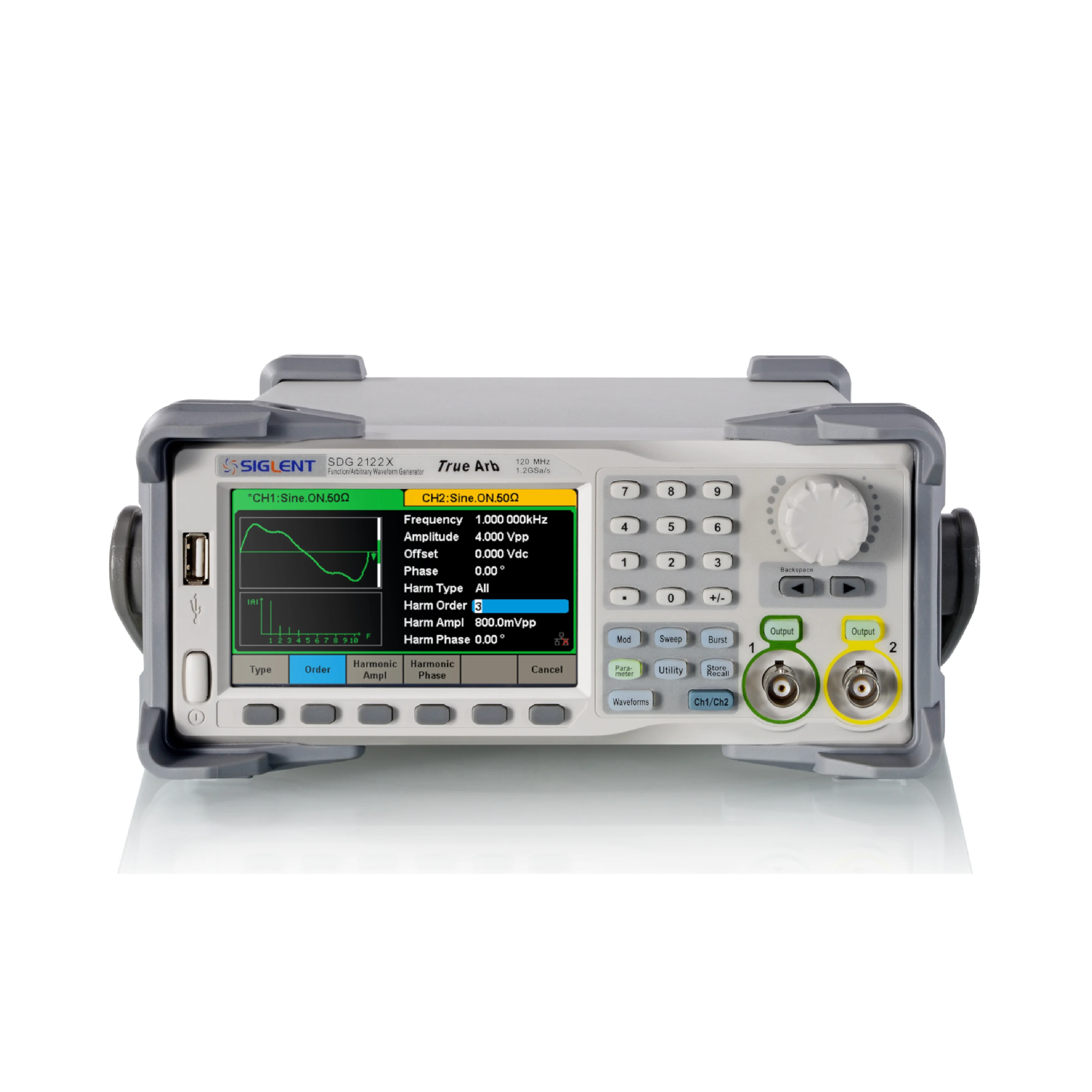 Siglent SDG2122X Functie Wille - Function Arbitrary Waveform Generator recensie en prijs