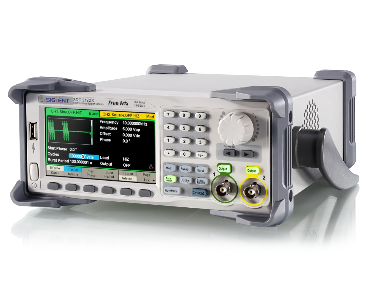 Siglent SDG2122X Functie Wille - Function Arbitrary Waveform Generator recensie en prijs