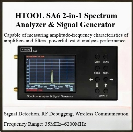 Handheld Spectrum Analyzer 35M - Signal Generator Spectrum Analyzer recensie en prijs