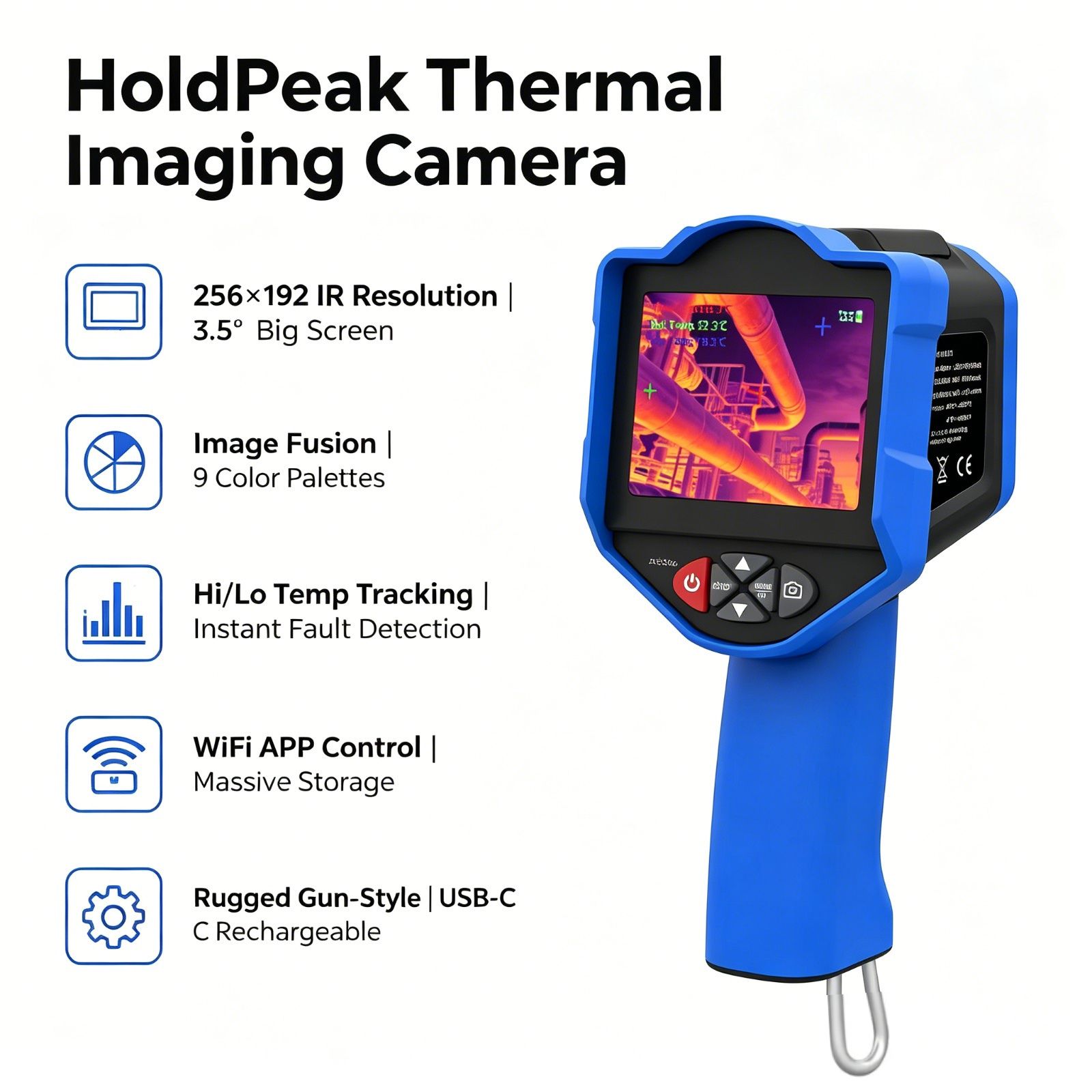 HoldPeak Warmtebeeldcamera 256 - Thermal Imaging Camera Pcb Repair recensie en prijs